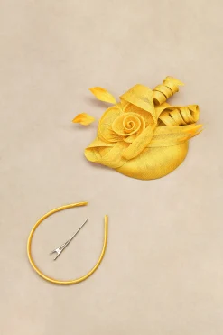 BABEYOND Headpieces & Fascinators|Lofty Pillbox Rose Fascinator