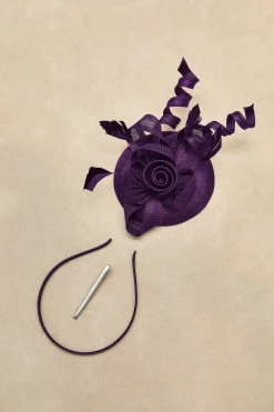 BABEYOND Headpieces & Fascinators|Lofty Pillbox Rose Fascinator