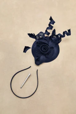 BABEYOND Headpieces & Fascinators|Lofty Pillbox Rose Fascinator
