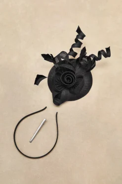 BABEYOND Headpieces & Fascinators|Lofty Pillbox Rose Fascinator