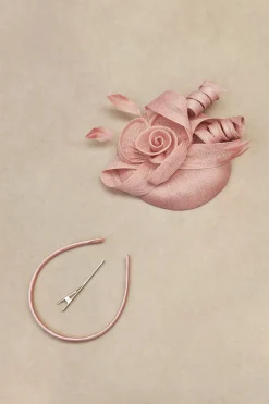 BABEYOND Headpieces & Fascinators|Lofty Pillbox Rose Fascinator