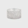 BABEYOND Jewelry|Luxury Multi-Layered Crystal Bracelet Silver