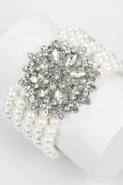 BABEYOND Jewelry|Multilayer Zircon Pearl Elastic Bracelet