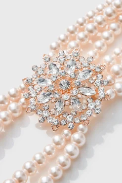 BABEYOND Jewelry|Multilayer Zircon Pearl Elastic Bracelet