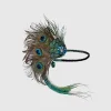 BABEYOND Headpieces & Fascinators|Nymph Peacock Feather Headpiece Dark Green