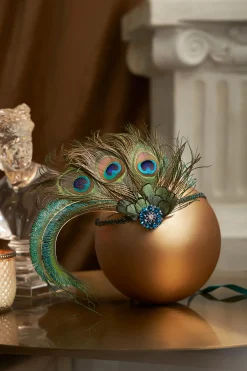 BABEYOND Headpieces & Fascinators|Nymph Peacock Feather Headpiece Dark Green