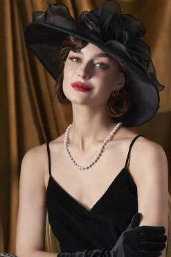 BABEYOND Headpieces & Fascinators|Organza Kentucky Derby Hat