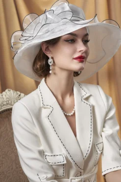 BABEYOND Headpieces & Fascinators|Organza Kentucky Fascinator Hat