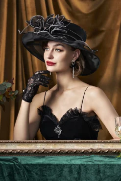 BABEYOND Headpieces & Fascinators|Organza Kentucky Fascinator Hat