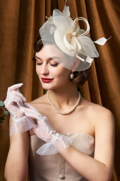 BABEYOND Headpieces & Fascinators|Pillbox Feather Bow Knot Fascinator