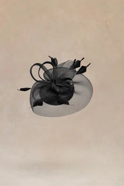 BABEYOND Headpieces & Fascinators|Pillbox Feather Bow Knot Fascinator