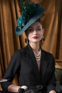 BABEYOND Headpieces & Fascinators|Pillbox Flower Flapper Fascinator