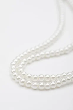 BABEYOND Jewelry|Remarkable Knotted Faux Pearl Necklace