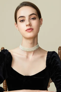 BABEYOND Jewelry|Remarkable Lustrous Imitation Pearl Choker White