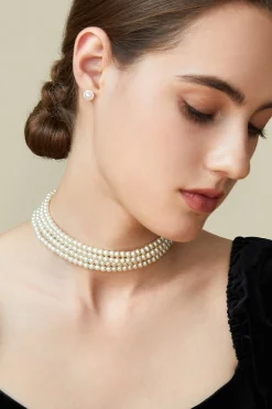 BABEYOND Jewelry|Remarkable Lustrous Imitation Pearl Choker White