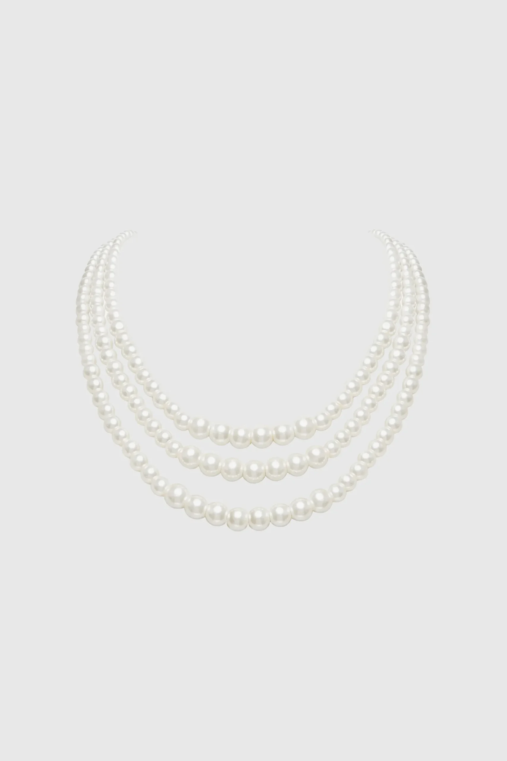 BABEYOND Jewelry|Remarkable Multi Strand Pearl Necklace White