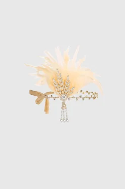 BABEYOND Headpieces & Fascinators|Retro Feather Gatsby Headband