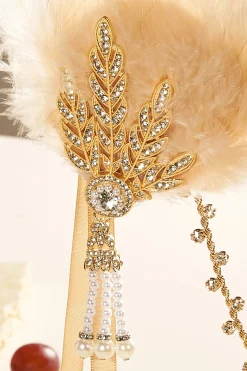 BABEYOND Headpieces & Fascinators|Retro Feather Gatsby Headband
