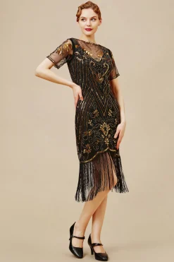BABEYOND Dresses|Retro Glorious Paisley Fringe Flapper Dress