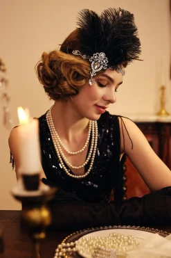 BABEYOND Headpieces & Fascinators|Retro Ostrich Feather Headband