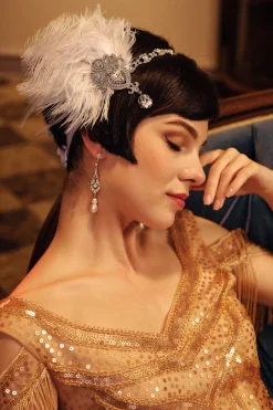 BABEYOND Headpieces & Fascinators|Retro Ostrich Feather Headband