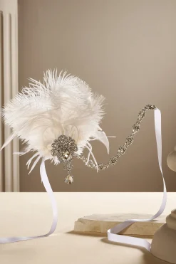 BABEYOND Headpieces & Fascinators|Retro Ostrich Feather Headband