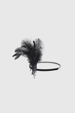 BABEYOND Headpieces & Fascinators|Rhinestone Beaded Tassel Headband