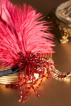BABEYOND Headpieces & Fascinators|Rhinestone Beaded Tassel Headband