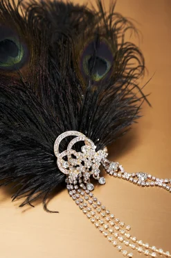BABEYOND Headpieces & Fascinators|Rhinestone Chain Flapper Headband