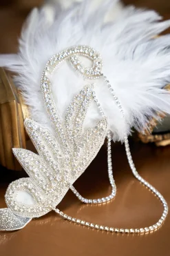 BABEYOND Headpieces & Fascinators|Rhinestone Chain Shimmer Headdress