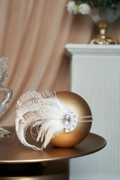BABEYOND Headpieces & Fascinators|Rhinestone Peacock Feather Headband