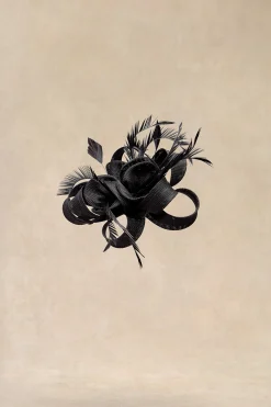 BABEYOND Headpieces & Fascinators|Ribbon Knot Feather Floral Fascinator