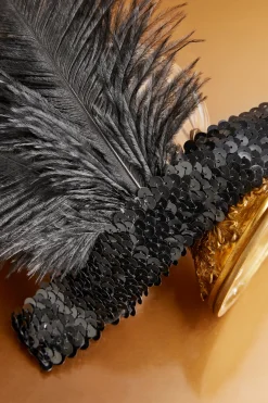 BABEYOND Headpieces & Fascinators|Roaring 20S Sequined Showgirl Headpiece