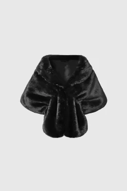 BABEYOND Shawls & Scarves|1920S Faux Fur Scarf Wrap Evening Cape