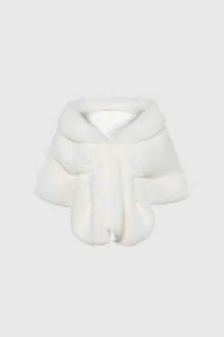 BABEYOND Shawls & Scarves|1920S Faux Fur Scarf Wrap Evening Cape