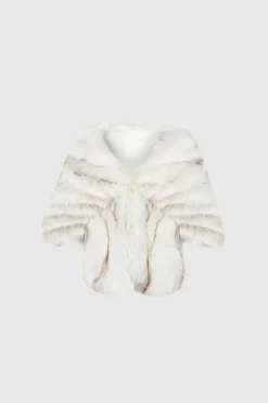 BABEYOND Shawls & Scarves|1920S Faux Fur Scarf Wrap Evening Cape