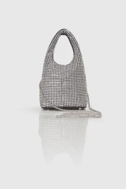 BABEYOND Handbags|1920S Full Rhinestone Studded Handbag Silver