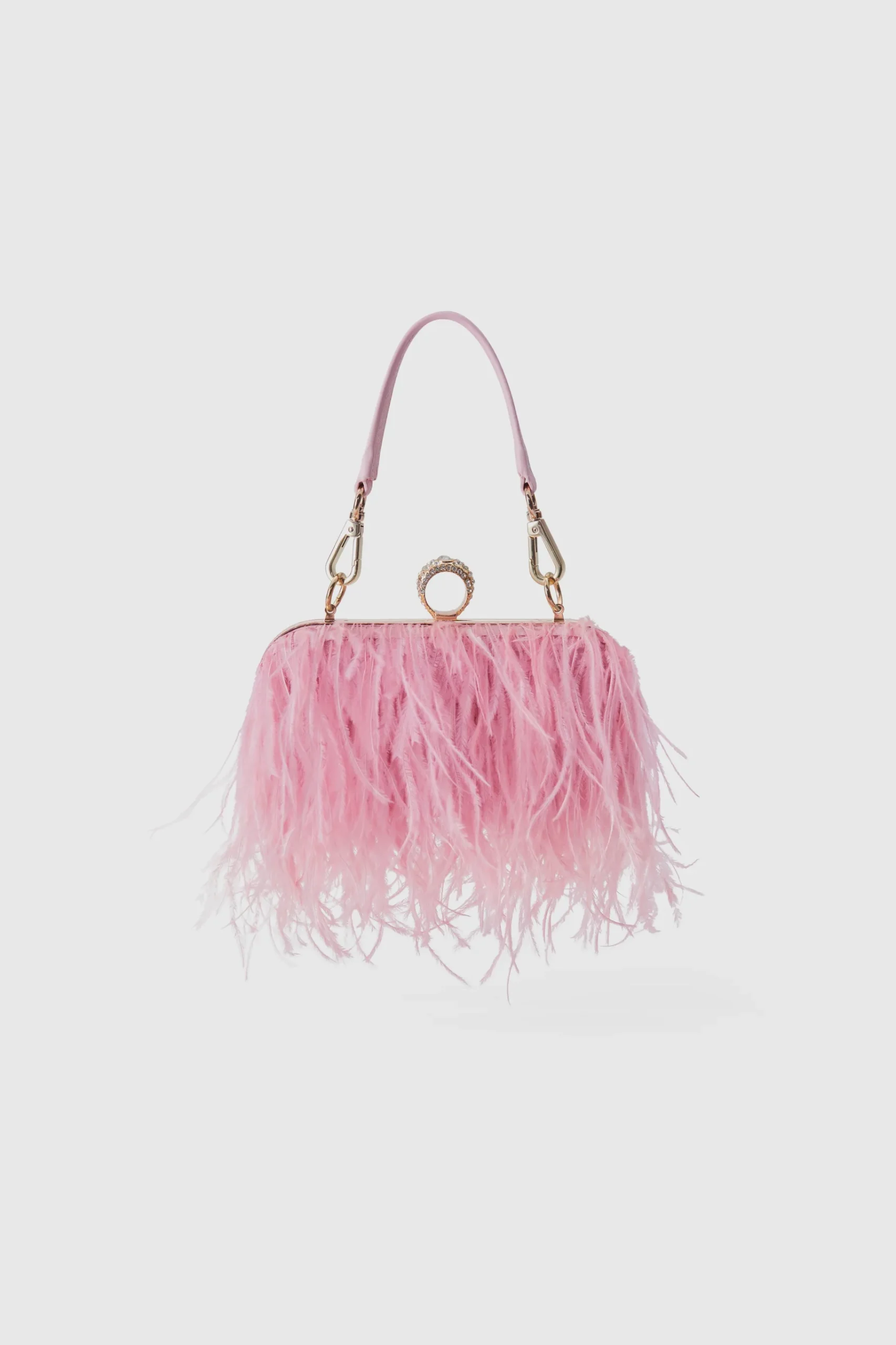 BABEYOND Handbags|1920S Luxury Ostrich Feather Clutch