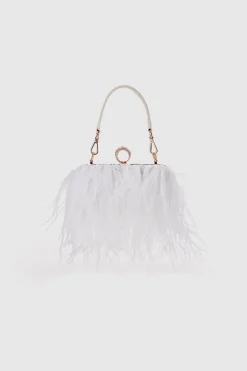 BABEYOND Handbags|1920S Luxury Ostrich Feather Clutch