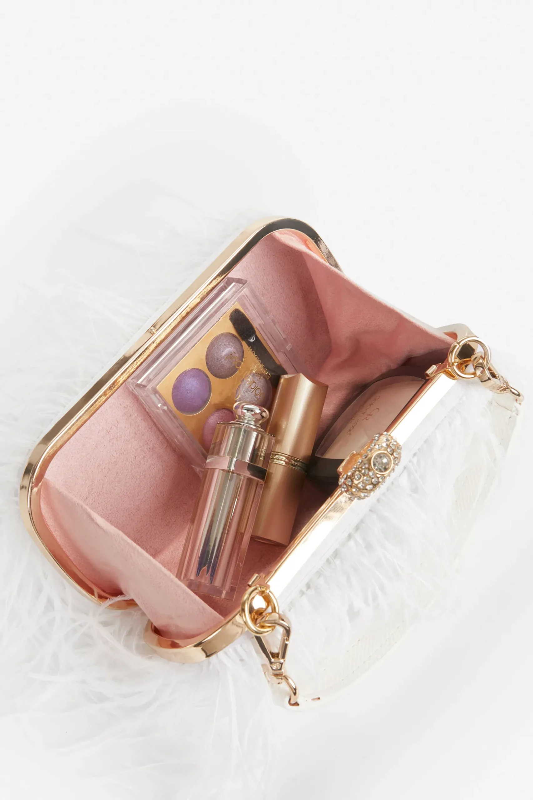 BABEYOND Handbags|1920S Luxury Ostrich Feather Clutch