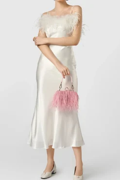 BABEYOND Handbags|1920S Luxury Ostrich Feather Clutch