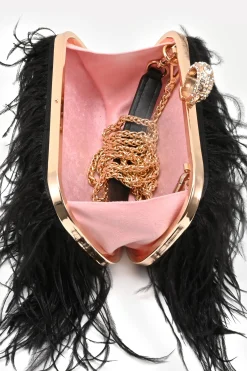 BABEYOND Handbags|1920S Luxury Ostrich Feather Clutch