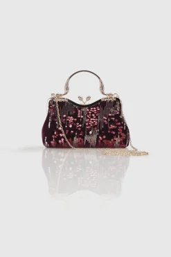 BABEYOND Handbags|1920S Luxury Velvet Sequin Clutch