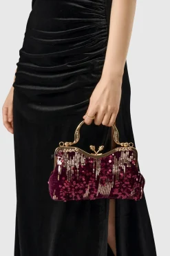BABEYOND Handbags|1920S Luxury Velvet Sequin Clutch