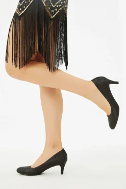 BABEYOND Shoes|1920S Round Toe Retro High Heels