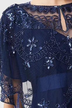 BABEYOND Shawls & Scarves|1920S Sequin Beaded Evening Shawl