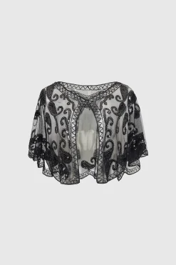 BABEYOND Shawls & Scarves|1920S Sequin Beaded Gatsby Shawl