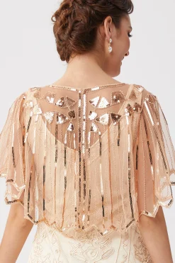 BABEYOND Shawls & Scarves|1920S Sequin Flapper Evening Shawl