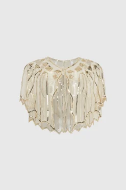 BABEYOND Shawls & Scarves|1920S Sequin Flapper Evening Shawl