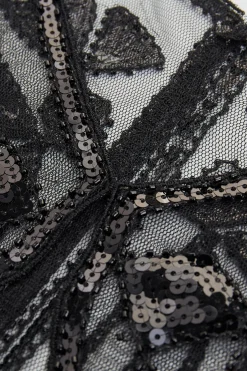 BABEYOND Shawls & Scarves|1920S Sequin Gatsby Evening Shawl